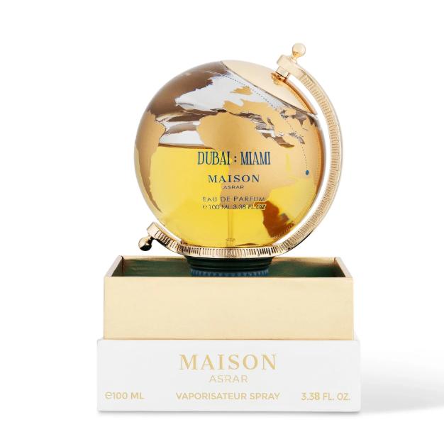 Maison Asrar Perfume Dubai Miami EDP para Hombres y Mujeres 100 ml Fragancia Unisex de Calidad Superior