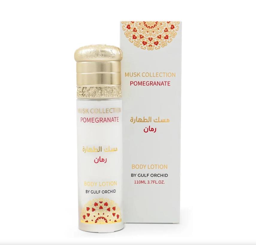 Gulf Orchid Loción Corporal Musk Collection Pomegranate 110 ml Aroma Fresco y Suave para la Piel
