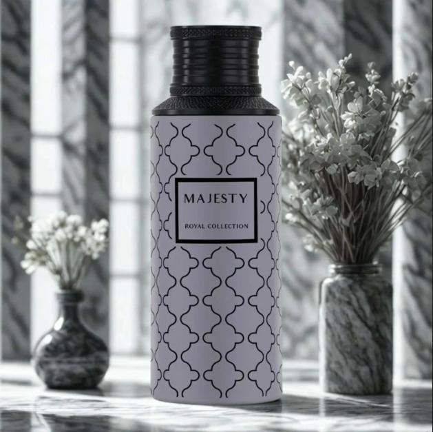 Maison Asrar Perfume Royal Collection Majesty EDP 100 ml para Hombres y Mujeres Fragancia Unisex de Alta Calidad