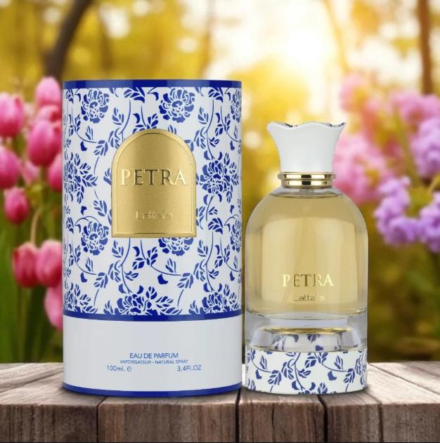 Lattafa Perfume Petra EDP para Mujeres 100 ml Fragancia Elegante y Duradera para un Aroma Exquisito