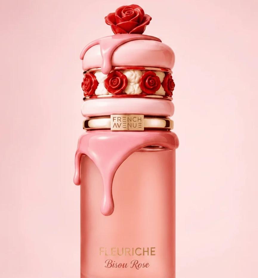 French Avenue Perfume Fleuriche Bisou Rose ExDP para Mujeres 100 ml Fragancia Floral Romántica y Aromática