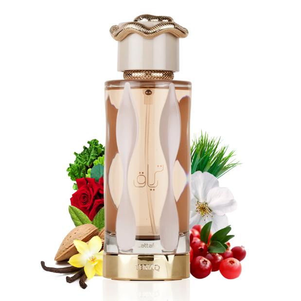 Lattafa Perfume Teriaq EDP para Mujeres 100 ml Fragancia de Alta Calidad con Diseño Elegante y Aroma Duradero