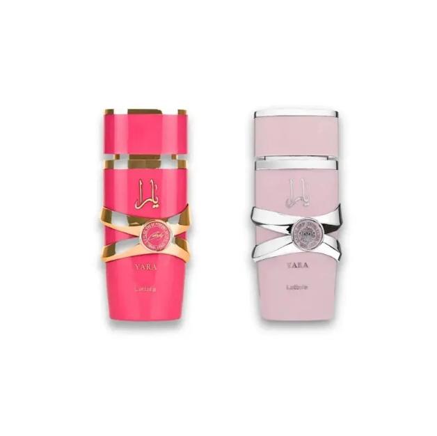 Lattafa Perfume Set 5 Aniversario Yara + Yara Candy EDP para mujeres 100 ml Regalo Especial para Ella