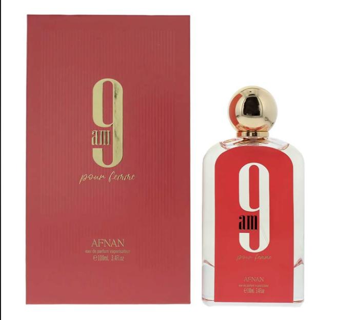 Afnan Perfume 9 AM EDP para Mujeres 100 ml Fragancia Fresca y Atractiva para Mujeres Modernas