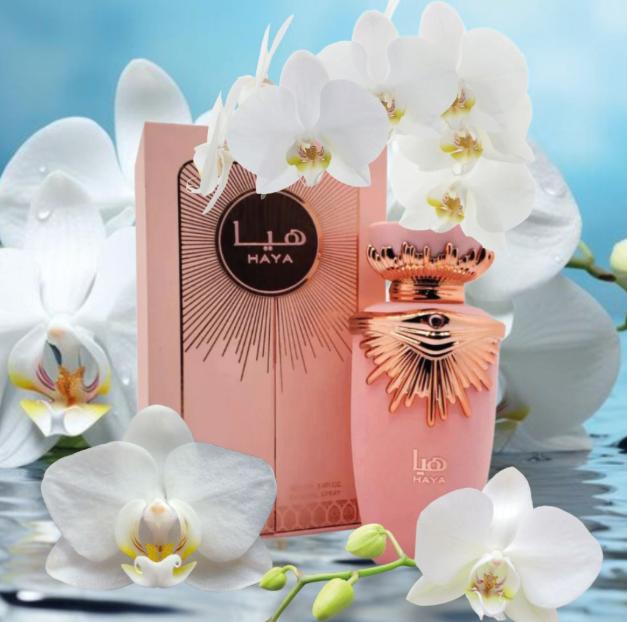 Lattafa Set Perfume Haya para Mujeres con Elegante Diseño y Aroma Exquisito