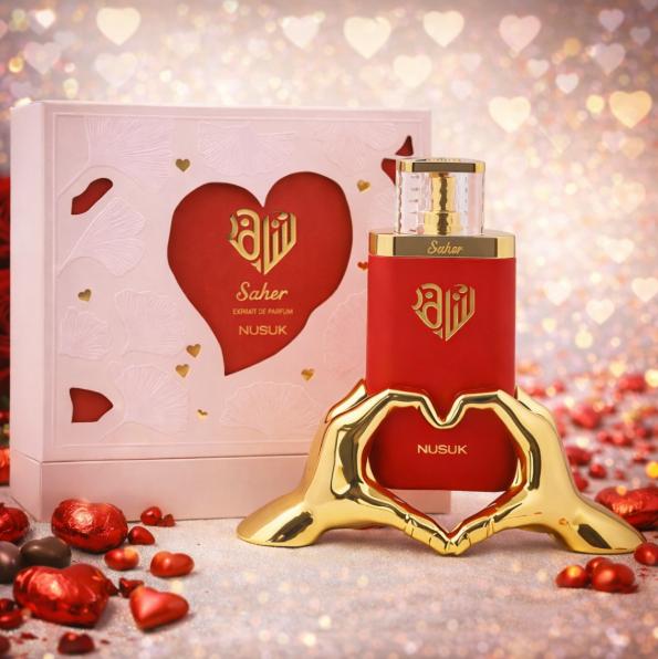 Nusuk Perfume Saher ExDP para Mujeres 100 ml Fragancia Elegante y Atractiva