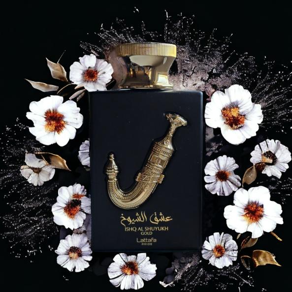 Lattafa Perfume Ishq Al Shuyukh Gold EDP para Hombres 100 ml Fragancia Masculina de Alta Calidad