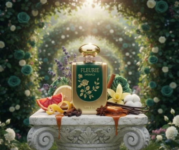 RiiFFS Perfume Fleurie Emerald EDP para Mujeres 100 ml Fragancia Floral y Fresca Ideal para Ocasiones Especiales
