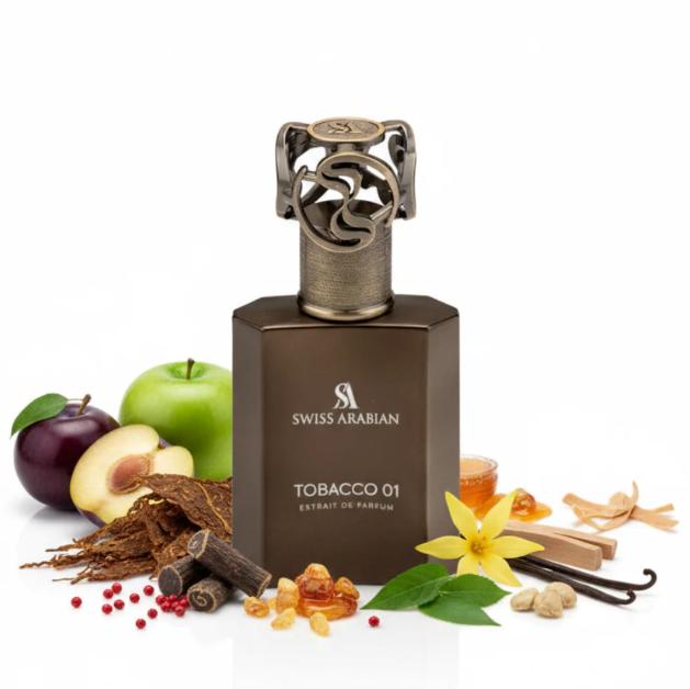 Perfume To bacco 01 Extracto De Perfume  para hombres y mujeres de 50 ml de Swiss Arabian