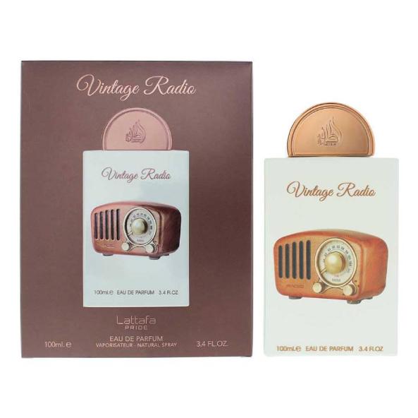Lattafa Perfume Vintage Radio EDP para Hombres y Mujeres 100 ml Fragancia Unisex de Calidad Superior