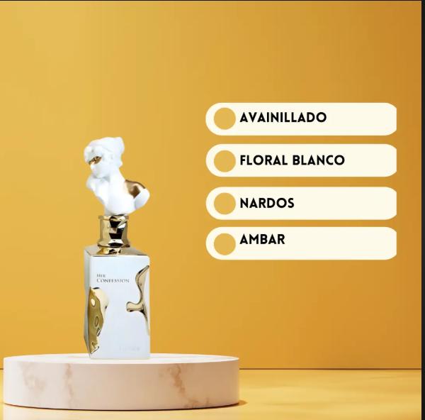 Lattafa Perfume Her Confession EDP para Mujeres 100 ml Fragancia Elegante y Atractiva