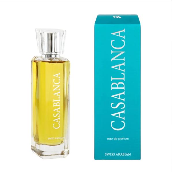 Swiss Arabian Perfume Casablanca EDP para Hombres y Mujeres 100 ml Fragancia Unisex de Calidad Superior