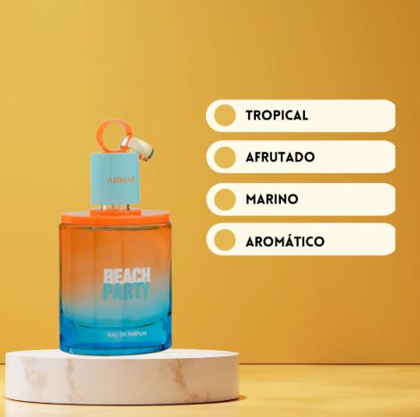 Armaf Perfume Beach Party EDP para Hombres y Mujeres de 100 ml Aroma Fresco y Vibrante