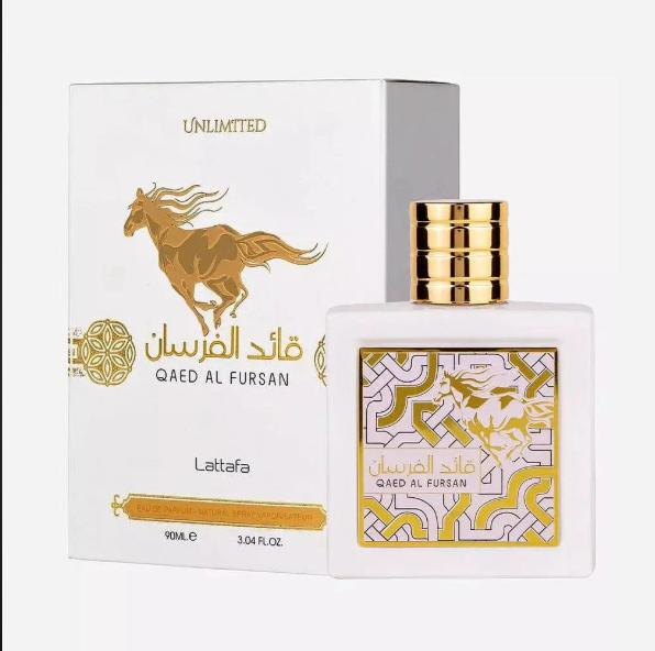Lattafa Perfume Qaed Al Fursan Unlimited EDP para Hombres y Mujeres 90 ml Fragancia Unisex de Alta Calidad