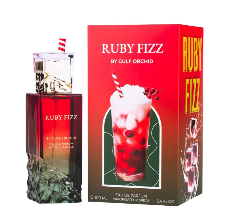 Gulf Orchid Perfume Ruby Fizz EDP para Hombres y Mujeres 100 ml Fragancia Fresca y Atractiva