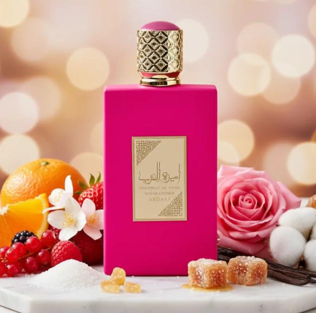 Lattafa Perfume Ameerat Al Arab Sugar Crown EDP para Mujeres 100 ml Fragancia Dulce y Exquisita