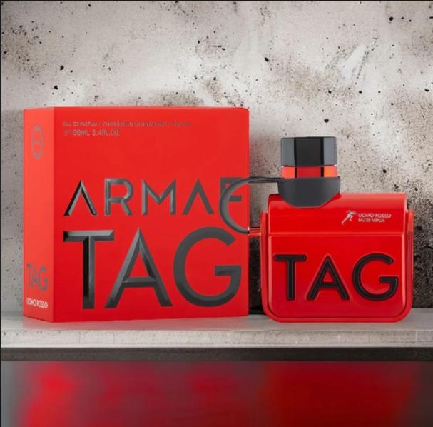 Armaf Perfume TAG Uomo Rosso EDP para Hombres 100 ml Fragancia Masculina Roja y Atractiva