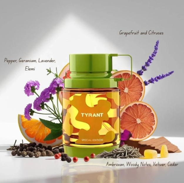 Armaf Perfume Odyssey Tyrant EDP para Hombres 100 ml Edición Especial Aroma Masculino