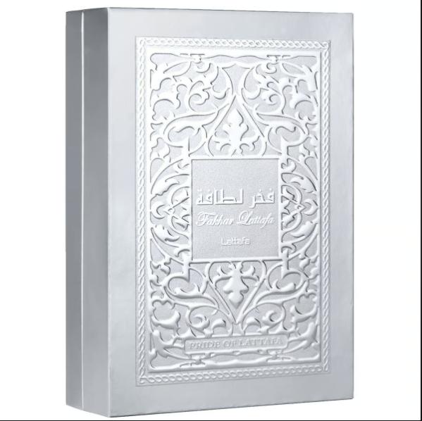 Lattafa Perfume Fakhar Platin EDP para Hombres 100 ml Fragancia Masculina de Alta Calidad