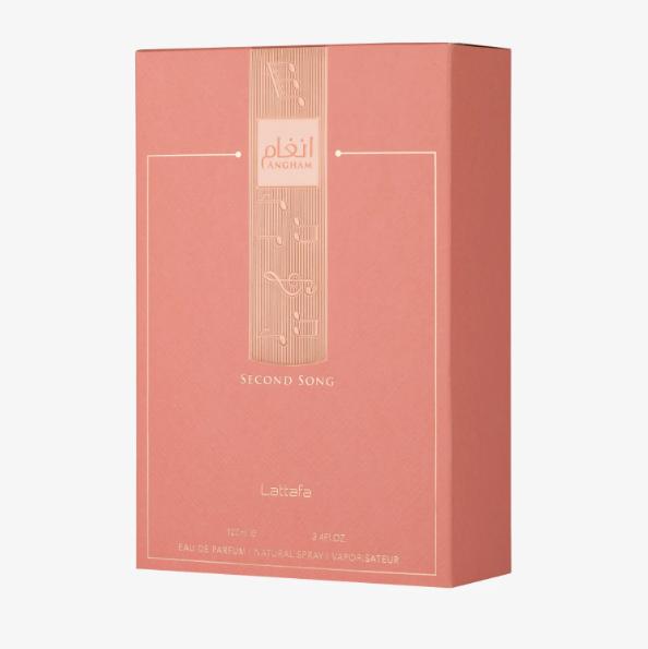 Lattafa Perfume Angham Second Song EDP para Mujeres 100 ml Fragancia Elegante y Duradera