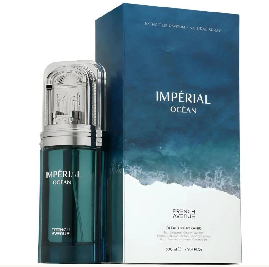 French Avenue Perfume Impérial Océan ExDP para Hombres y Mujeres 100 ml Fragancia Fresca y Aromática