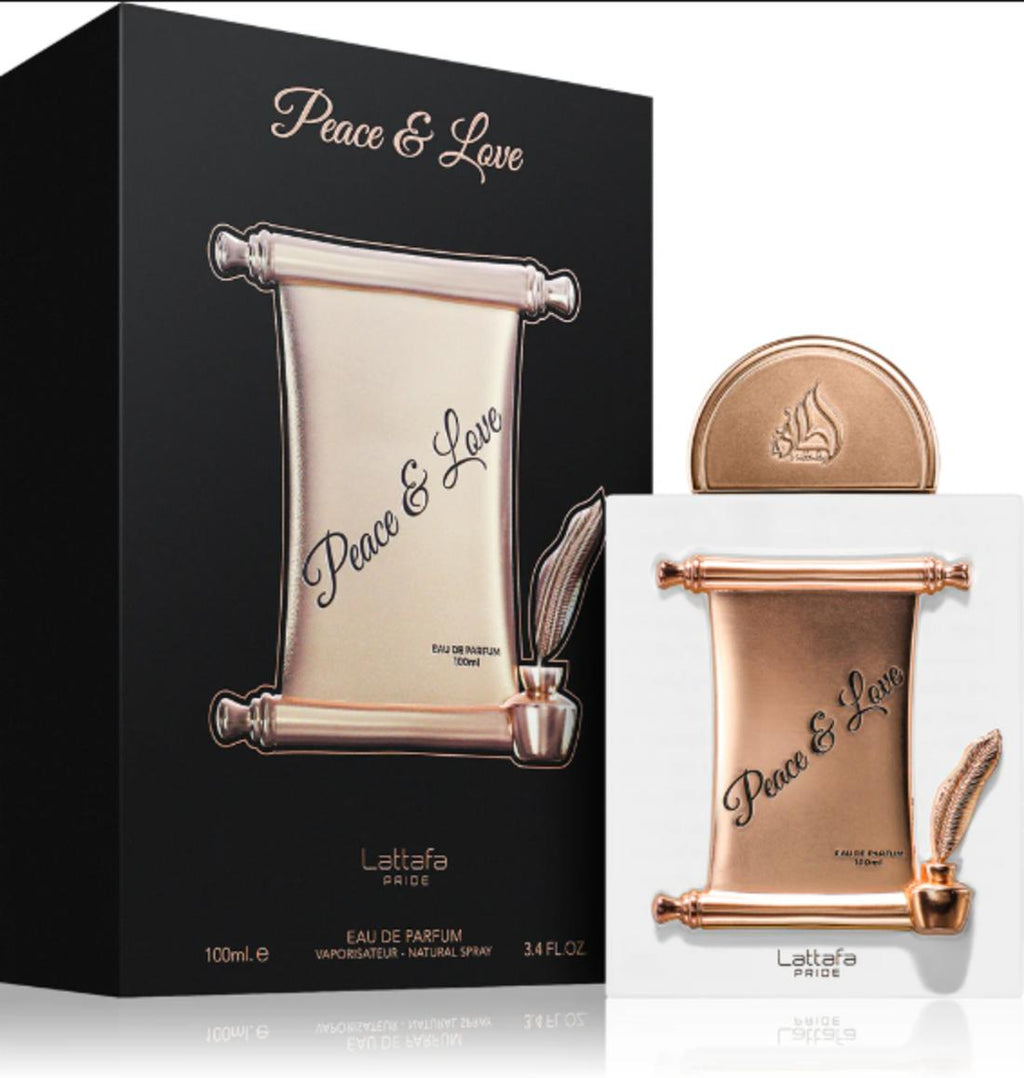 Lattafa Perfume Peace & Love EDP para Hombres y Mujeres 100 ml Fragancia Unisex de Alta Calidad