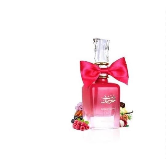 Ard Al Zaafaran Perfume Bint Hooran Rose Passion EDP para Mujeres 100 ml Fragancia Floral Romántica y Seductora