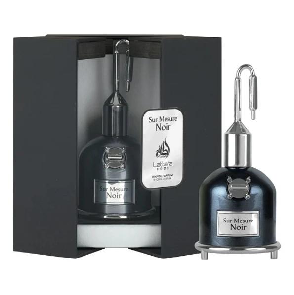 Lattafa Perfume Sur Mesure Noir EDP para Hombres y Mujeres 100 ml Fragancia Unisex de Alta Calidad