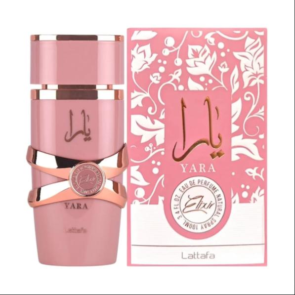 Lattafa Perfume Yara Elixir EDP para Mujeres 100 ml Fragancia Elegante y Aromática