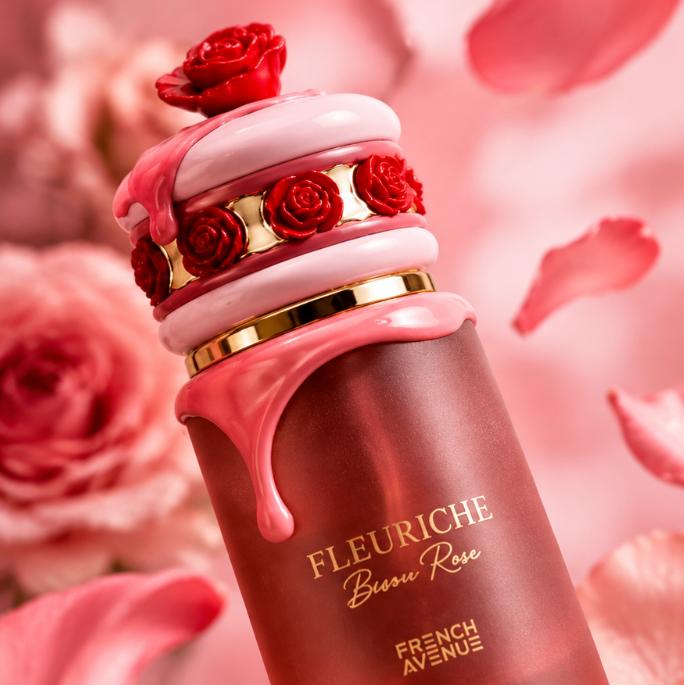 French Avenue Perfume Fleuriche Bisou Rose ExDP para Mujeres 100 ml Fragancia Floral Romántica y Aromática