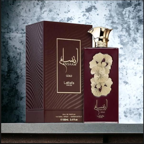 Lattafa Perfume Ansaam Gold EDP para Mujeres 100 ml Fragancia Elegante y Exclusiva