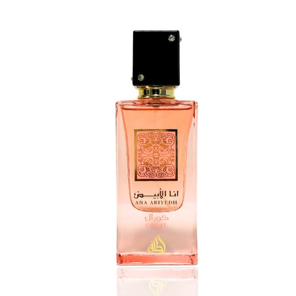 Lattafa Perfume Ana Abiyedh Coral EDP para Hombres y Mujeres 60 ml Fragancia Unisex de Alta Calidad