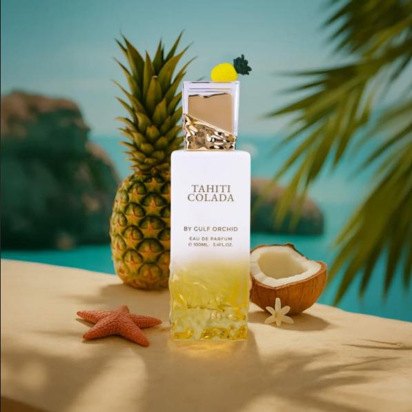 Gulf Orchid Perfume Tahiti Colada EDP 100 ml para Hombres y Mujeres Fragancia Unisex de Calidad Superior