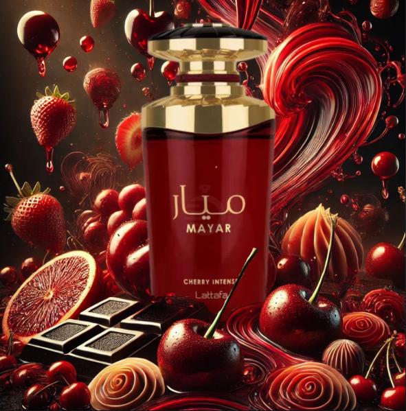 Lattafa Perfume Mayar Cherry Intense EDP para Mujeres 100 ml Fragancia Intensa y Atractiva