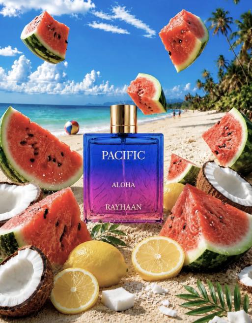 Rayhaan Perfume Pacific Aloha EDP 100 ml para Hombres y Mujeres Fragancia Unisex de Rayhaan
