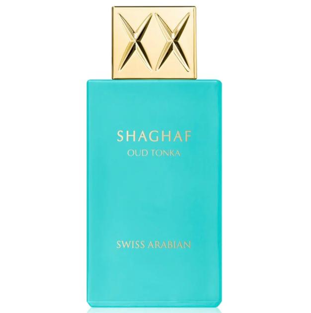 Swiss Arabian Perfume Shaghaf Oud Tonka EDP para Hombres y Mujeres 75 ml Fragancia Unisex de Alta Calidad