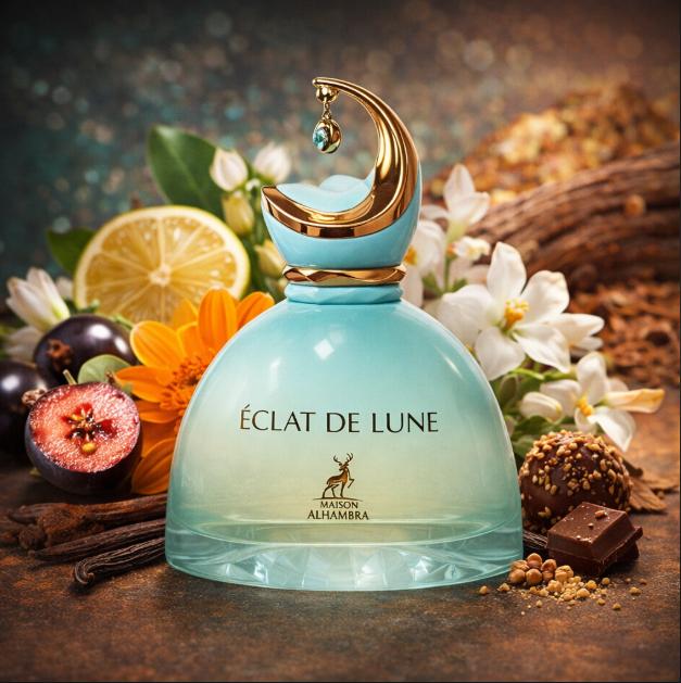 Maison Alhambra Perfume Eclat de Lune EDP para Mujeres 100 ml Fragancia Fresca y Floral para un Aroma Duradero