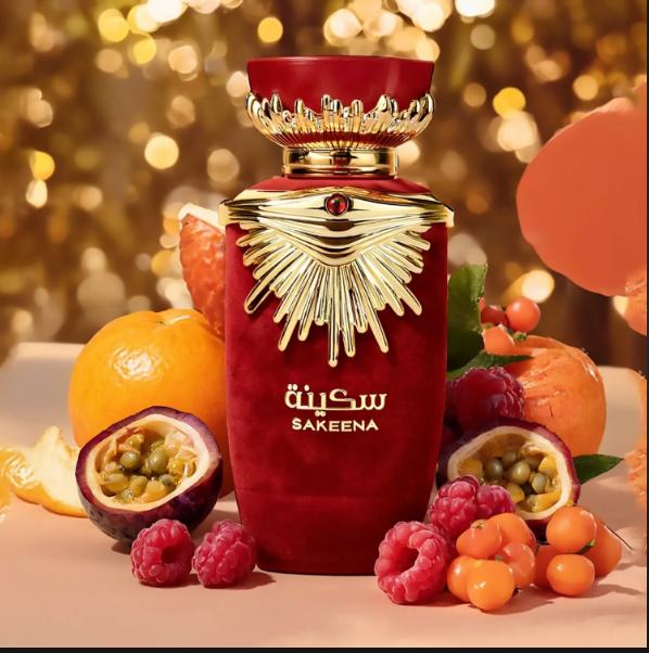Lattafa Perfume Sakeena EDP para Mujeres 100 ml Fragancia Elegante y Aromática