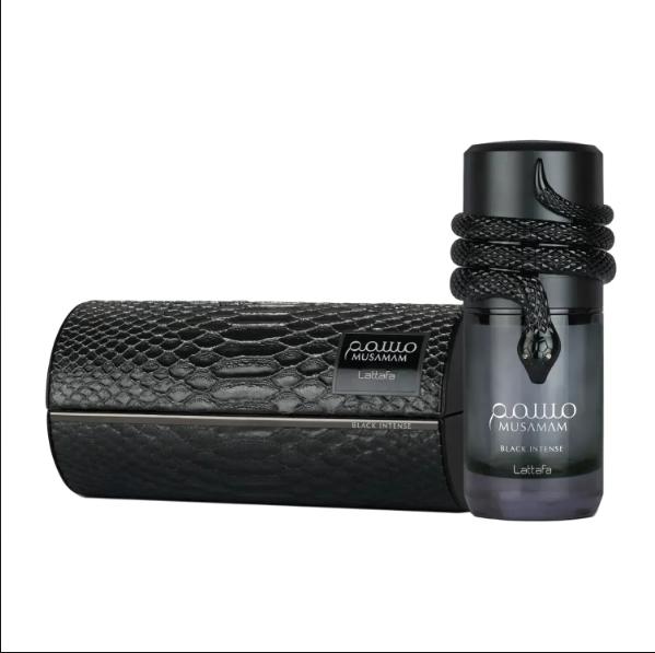 Lattafa Perfume Musamam Black Intense EDP 100 ml para Hombres y Mujeres Fragancia Intensa y Duradera