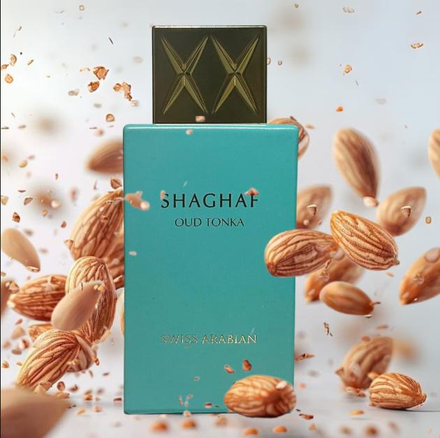 Swiss Arabian Perfume Shaghaf Oud Tonka EDP para Hombres y Mujeres 75 ml Fragancia Unisex de Alta Calidad