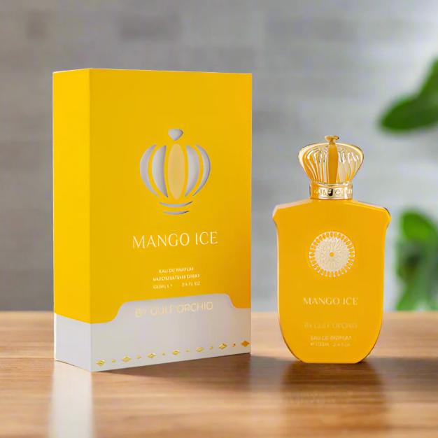 Gulf Orchid Perfume Mango Ice EDP para Hombres y Mujeres 100 ml Fragancia Fresca y Atractiva