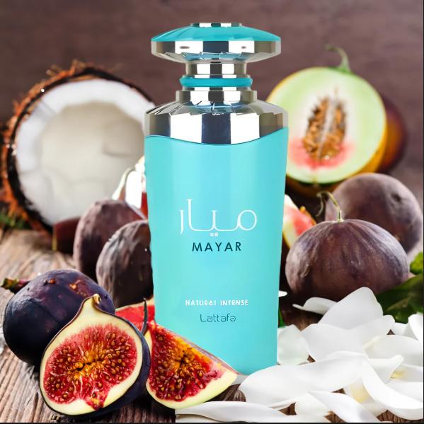 Lattafa Perfume Mayar Natural Intense EDP para Mujeres 100 ml Fragancia Intensa y Natural para Mujeres