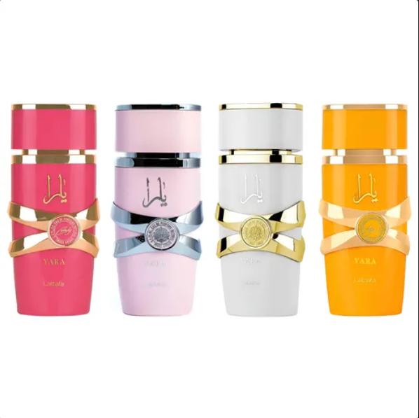 Lattafa Set de Perfumes My Yara Collection para Mujeres 4x25ml Fragancias Elegantes y Aromáticas