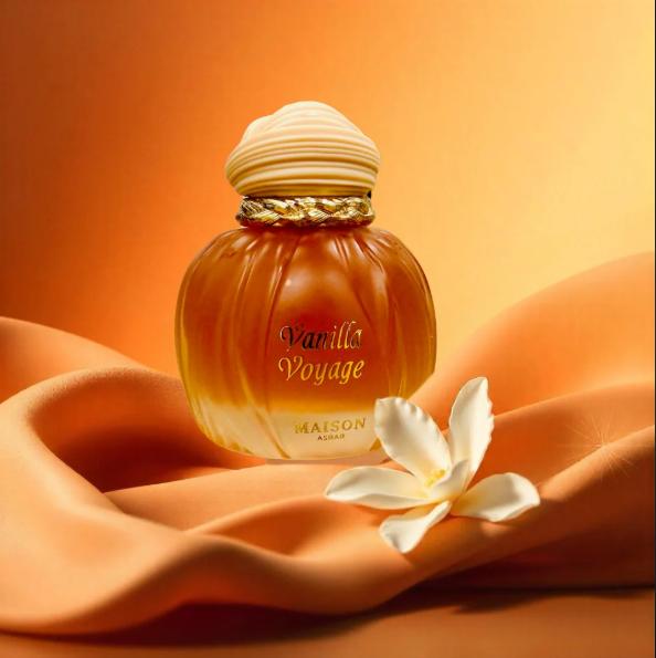 Maison Asrar Perfume Vanilla Voyage EDP para Hombres y Mujeres 100 ml Fragancia Unisex de Calidad Superior