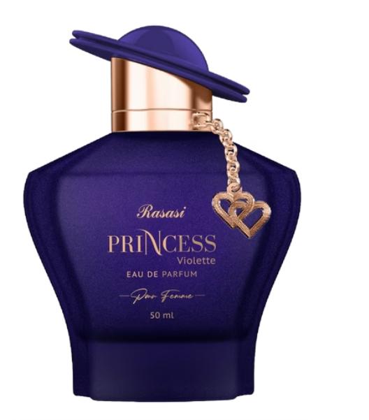 Rasasi Perfume Princess Violette EDP para Mujeres 50 ml Fragancia Elegante y Sofisticada
