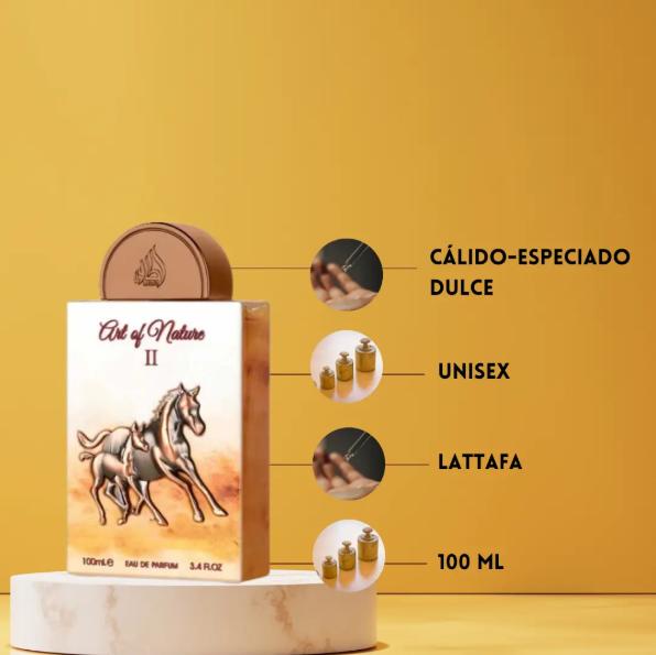 Lattafa Perfume Art of Nature II EDP para Hombres y Mujeres 100 ml Fragancia Unisex de Calidad Superior