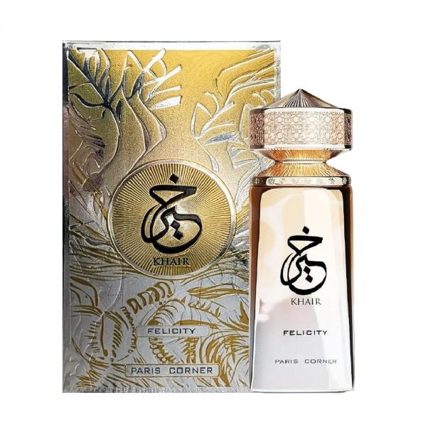 Khair Perfume Felicity EDP para Mujeres 100 ml de Paris Corner Fragancia Elegante y Refrescante