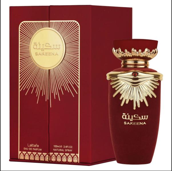 Lattafa Perfume Sakeena EDP para Mujeres 100 ml Fragancia Elegante y Aromática