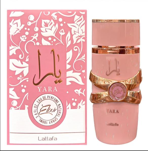 Lattafa Perfume Yara Elixir EDP para Mujeres 100 ml Fragancia Elegante y Aromática