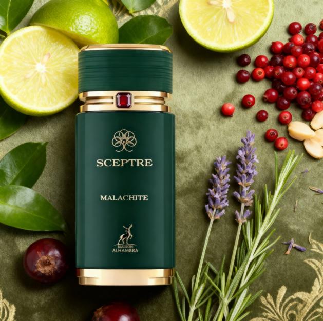 Maison Alhambra Perfume Sceptre Malachite EDP 100 ml para Hombres y Mujeres Fragancia Unisex de Alta Calidad